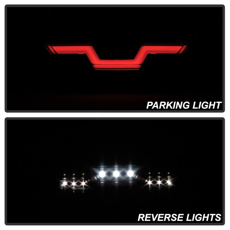 Luces de marcha atrás LED Spyder 15-16 Ford Mustang - Humo negro (ALT-YD-FM15RED-REV-BSM)