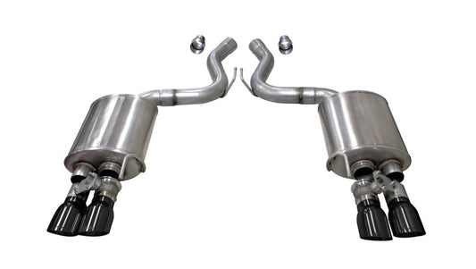 Corsa 18-22 Ford Mustang GT Fastback 5.0L 3in Sport Axle-Back Exhaust w/ 4in Black Tips