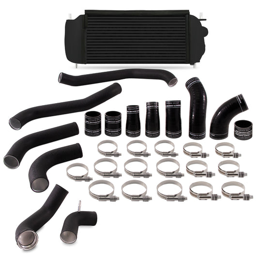 Mishimoto 2017+ Ford F150 3.5L EcoBoost Performance Intercooler Kit - Enfriador negro Tubos negros