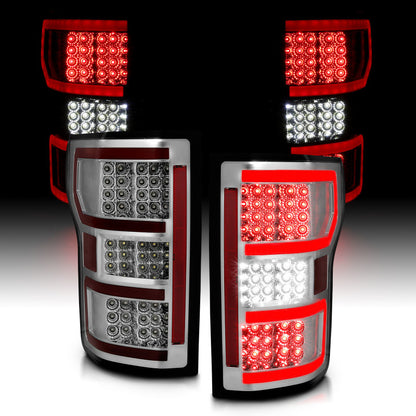 Luces traseras LED ANZO 18-19 Ford F-150 cromadas