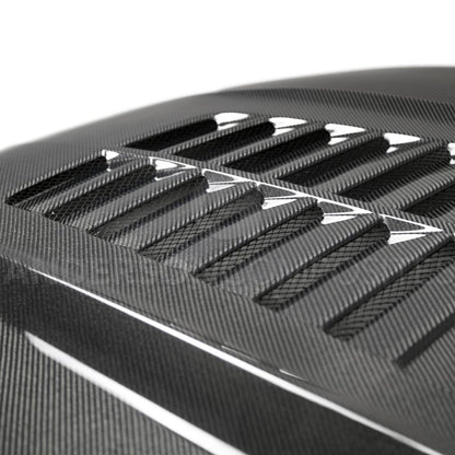 Anderson Composites 15-17 Ford Mustang (Excl. GT350/GT350R) Double Sided Type-GT5 Carbon Fiber Hood