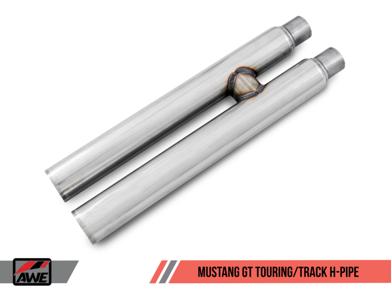 AWE Tuning S550 Mustang GT Cat-back Exhaust - Touring Edition (Chrome Silver Tips)