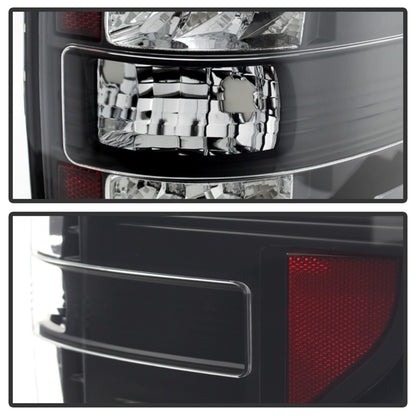 Luces traseras LED Spyder Ford F150 09-14 Negro ALT-YD-FF15009-LED-BK