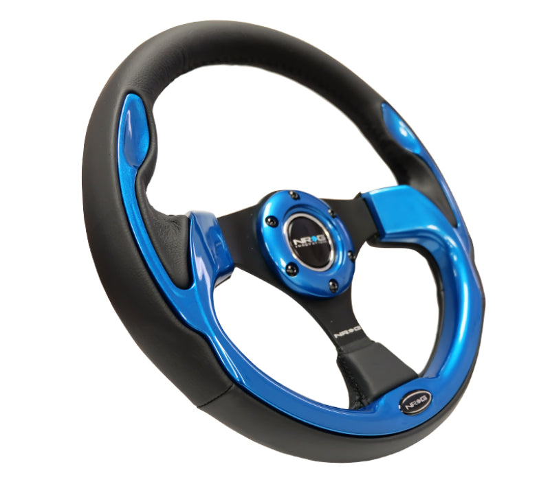 Volante reforzado NRG (320 mm) negro con borde azul