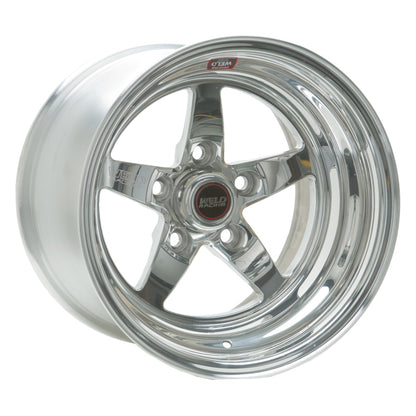 Soldar S71 15x9 / 5x4.5 BP / 6.5in. Rueda BS pulida (almohadilla mediana) - Sin bloqueo de cuentas