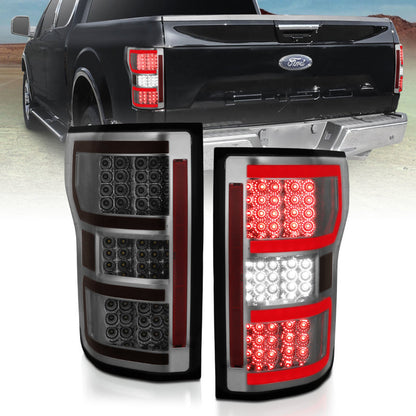 ANZO 18-19 Ford F-150 LED Taillights Smoke