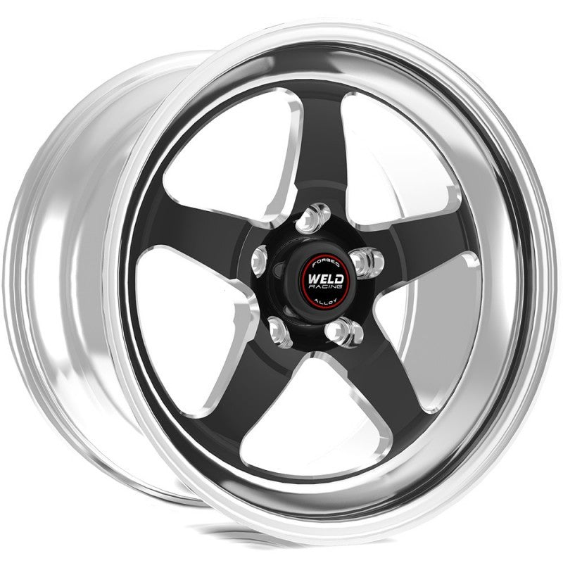 Soldar S71 15x10 / 5X115 BP / 6.5in. Rueda BS Black (almohadilla mediana) - Sin bloqueo de talón