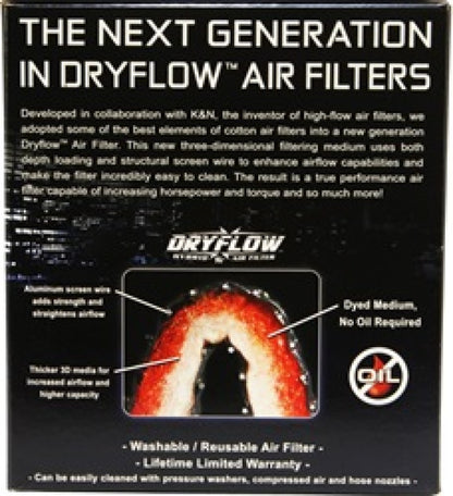 Filtro de aire AEM DryFlow CONJUNTO DE FILTRO DE AIRE 3 pulgadas X 5 pulgadas DRYFLOW