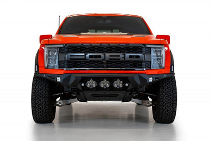 Addictive Desert Designs Parachoques delantero Ford Raptor Bomber 2021+ con 3 soportes de luz Baja Designs LP6