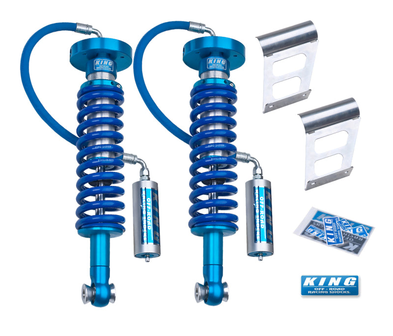 King Shocks 09-13 Ford F150 2WD/4WD Delantero 2.5 Dia Depósito Remoto Coilover (Par)