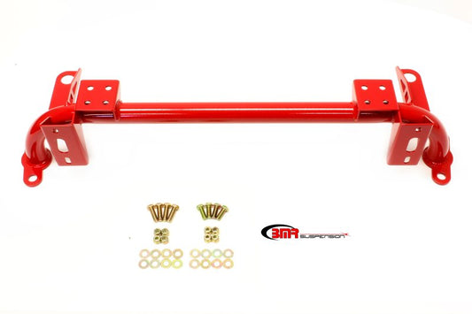 BMR 05-14 S197 Mustang Soporte de radiador con soporte de barra estabilizadora - Rojo