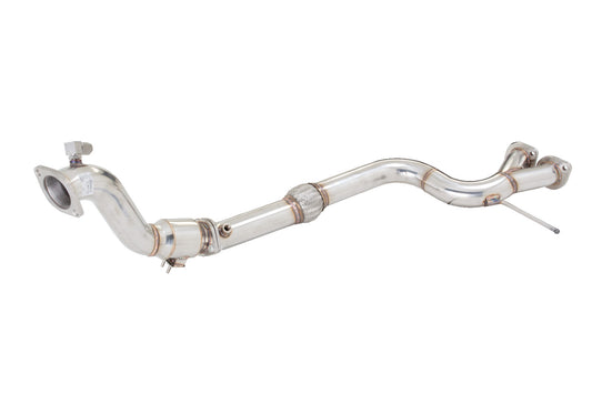 XForce Ford Mustang EcoBoost 20015- Twin 3" Stainless Steel Dump Pipe With High Flow Metallic Cat