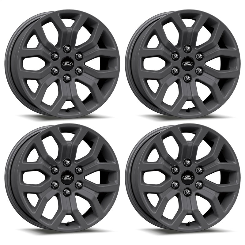Ford Racing 15-22 F-150 18x7.5in Matte Gray Wheel Kit