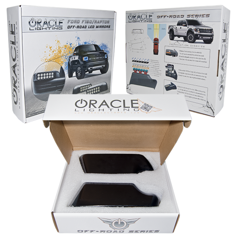 Oracle 09-14 Ford F150/Raptor Off-Road Mirrors - 6000K