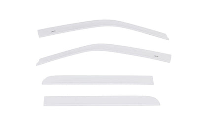 AVS 20-22 Ford F-150 (Incl. Raptor) Supercrew Low Profile Color Match Ventvisors 4pc - Oxford White