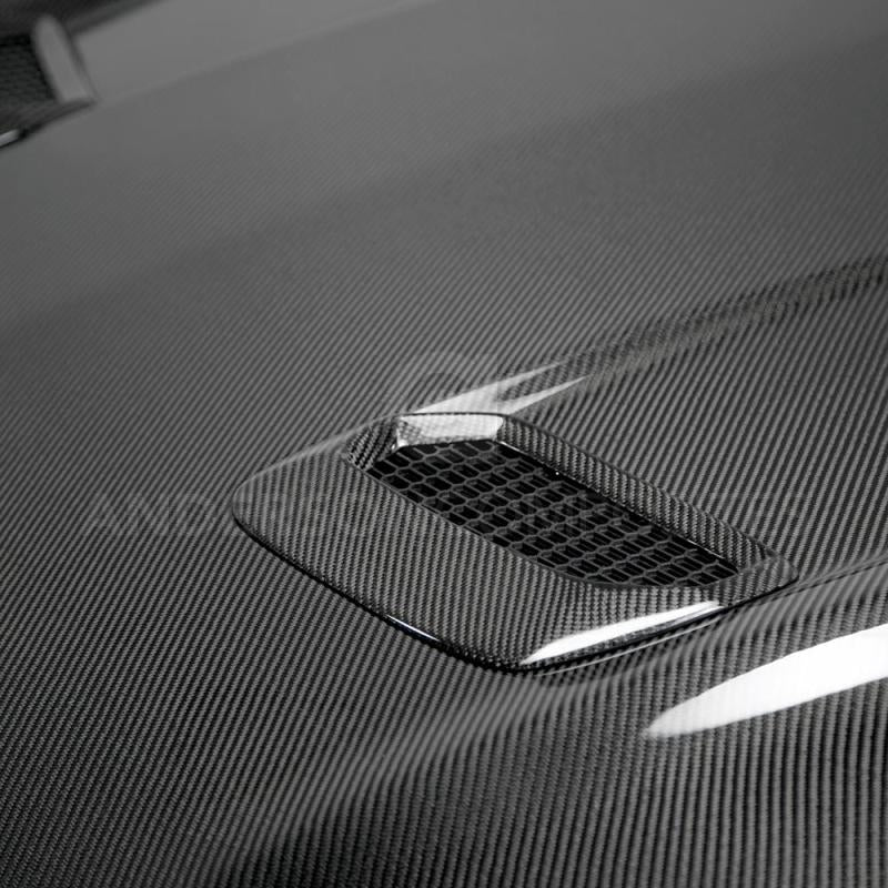 Anderson Composites 18-20 Ford Mustang Double Sided Type-OE Carbon Fiber Hood