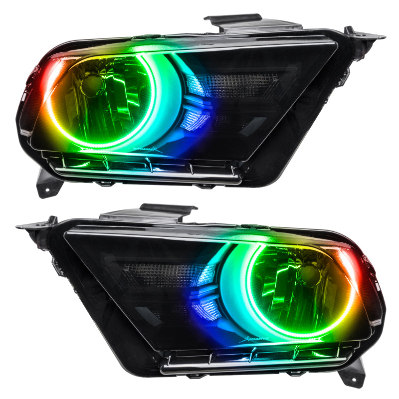 Oracle 10-14 Ford Mustang HL (sin HID) - ColorSHIFT con controlador 2.0