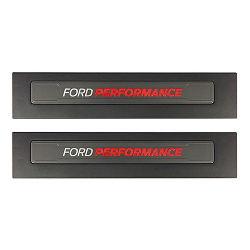 Ford Racing 15-17 Ford F-150 Ford Performance Juego de placas de umbral