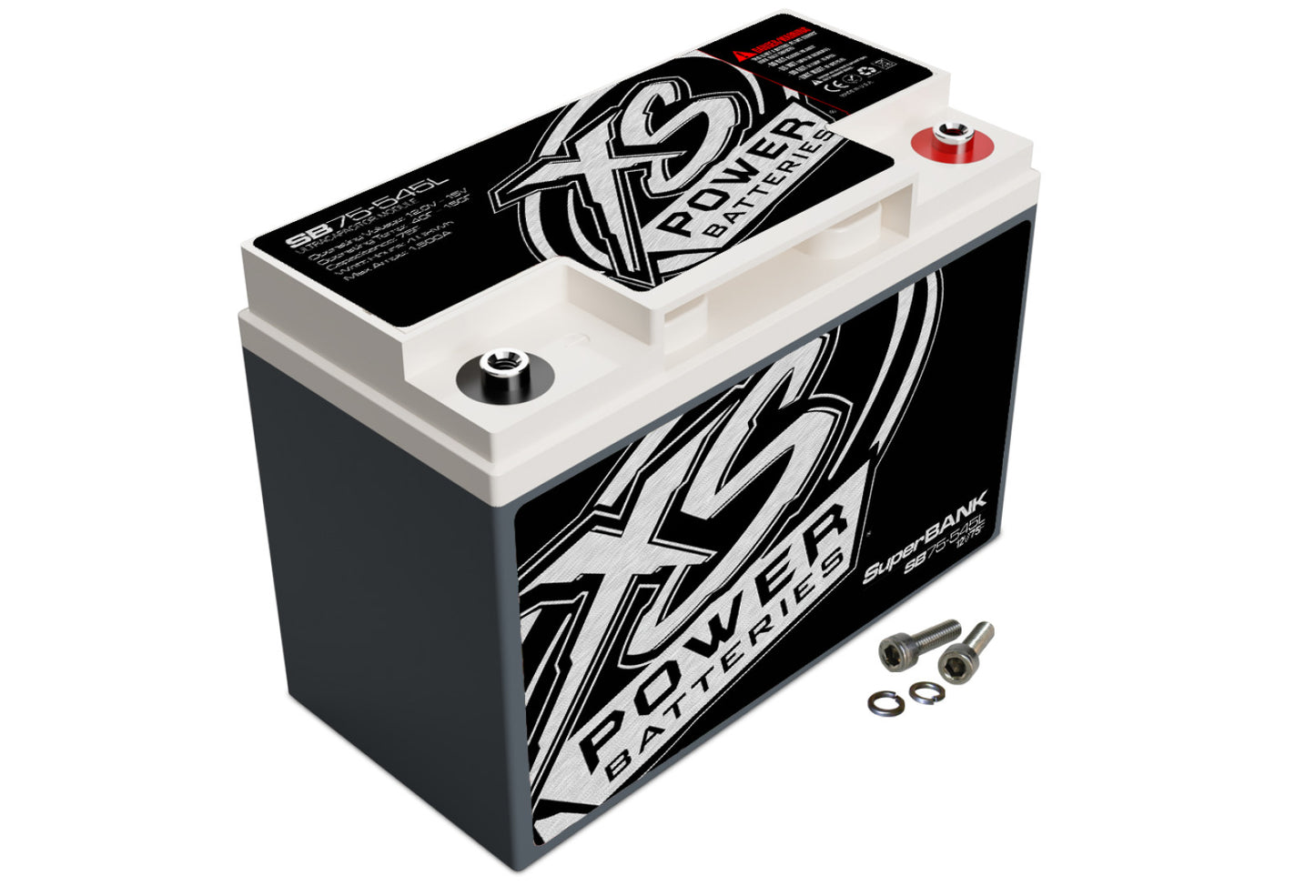 XS Power Batteries 12V Powersports Super Bank Capacitor Modules - M6 Terminal Bolts Included 1500 Max Amps