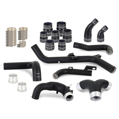 Mishimoto 21+ Bronco 2.7L Kit de tubería de intercooler Micro arrugado negro