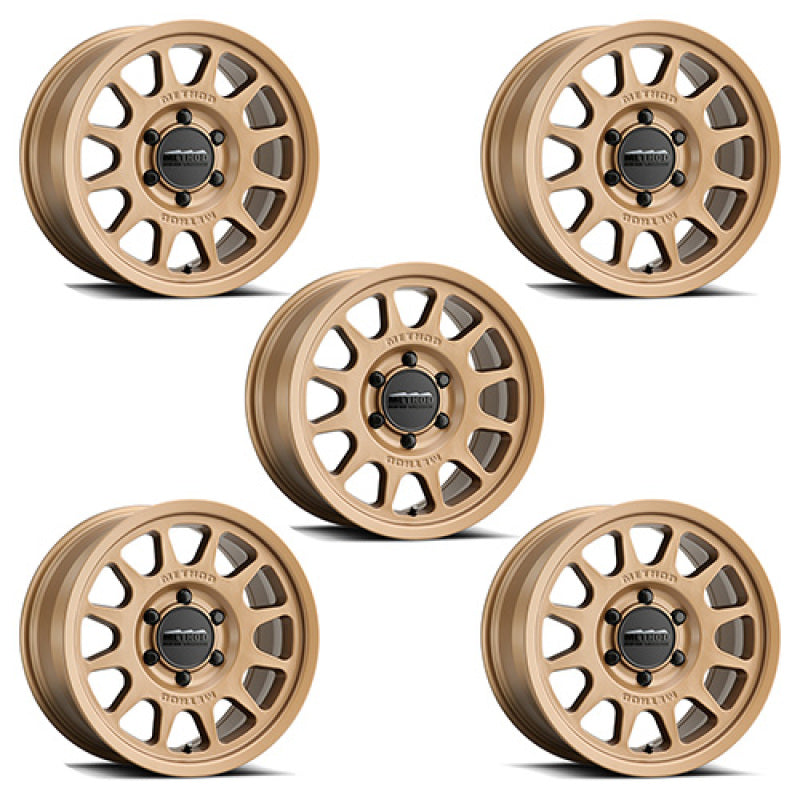 Ford Racing 21-23 Bronco (Excl Bronco Raptor) 17x8.5 Método Kit de ruedas de bronce