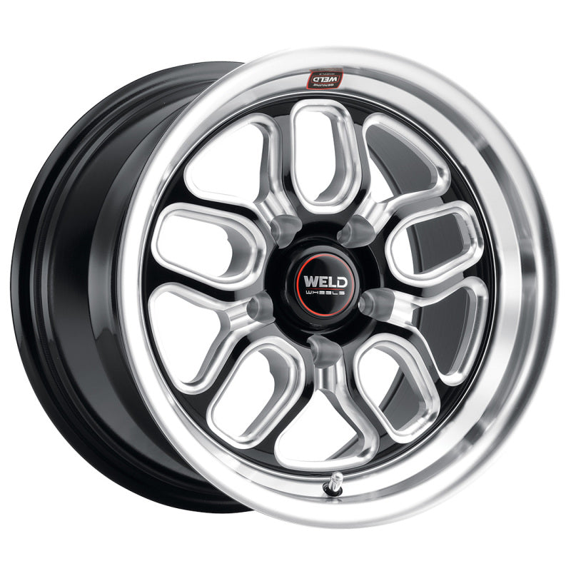 Weld S152 15X10 Laguna Drag 5X115 ET22 BS6.4 Negro brillante MIL Dia 78.1