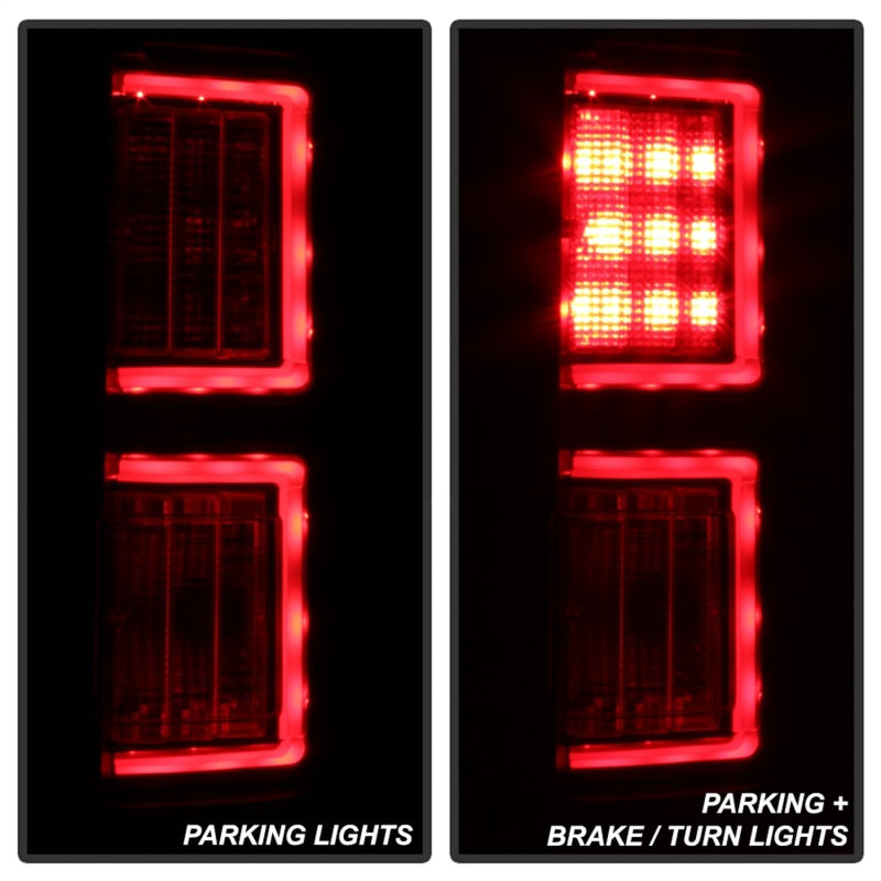 Spyder 18-19 Ford F-150 (w/o Blind Spot Sensor) LED Tail Lights - Black (ALT-YD-FF15018-LED-BK)