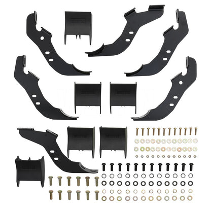 Westin 21-22 Ford Bronco (4 puertas) PRO TRAXX 4 barras ovaladas Nerf - Negro texturizado