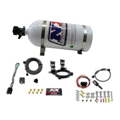 Nitrous Express Ford 3.5L/3.7L V6 Kit de placa nitrosa con botella de 10 lb