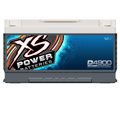 XS Power Batteries 12V AGM D Series Batteries - M6 Terminal Bolts Included 4000 Max Amps