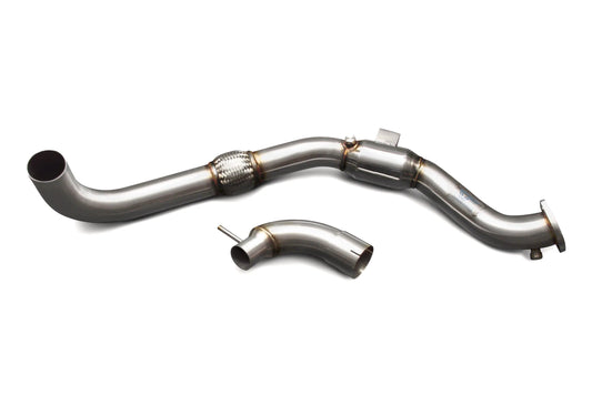 CVF 3" Stainless Steel CATTED Downpipe for 2015-2023 Ford Mustang Ecoboost