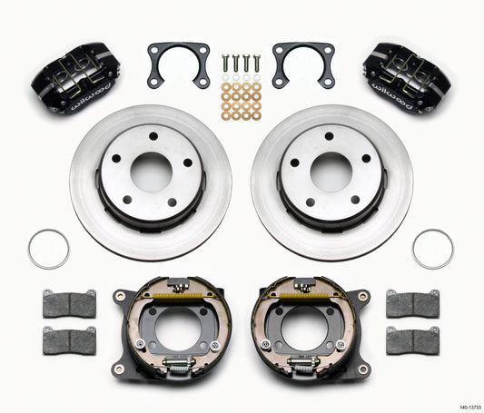 Wilwood Dynapro Lug Mount P/S Kit de freno de estacionamiento Big Ford 2.00 pulgadas Off Bronco 5 x 5.50