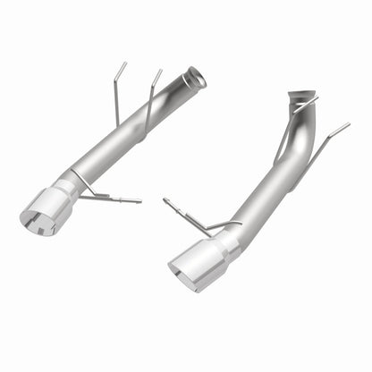 MagnaFlow 13 Ford Mustang Dual Split Rear Exit Stainless Axle-Back Cat Back Exhaust (Competition)