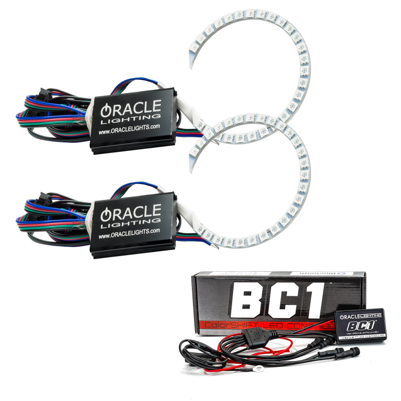 Oracle 18-21 Ford Mustang LED Headlight Halo Kit - ColorSHIFT w/ BC1 Controller