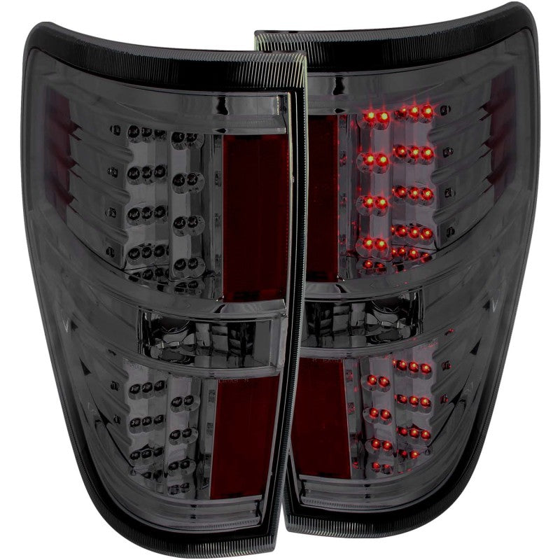 ANZO 2009-2014 Ford F-150 LED Taillights Smoke