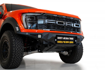 Addictive Desert Designs Parachoques delantero Ford Raptor Bomber 2021+ con soportes LED dobles de 20 PULGADAS