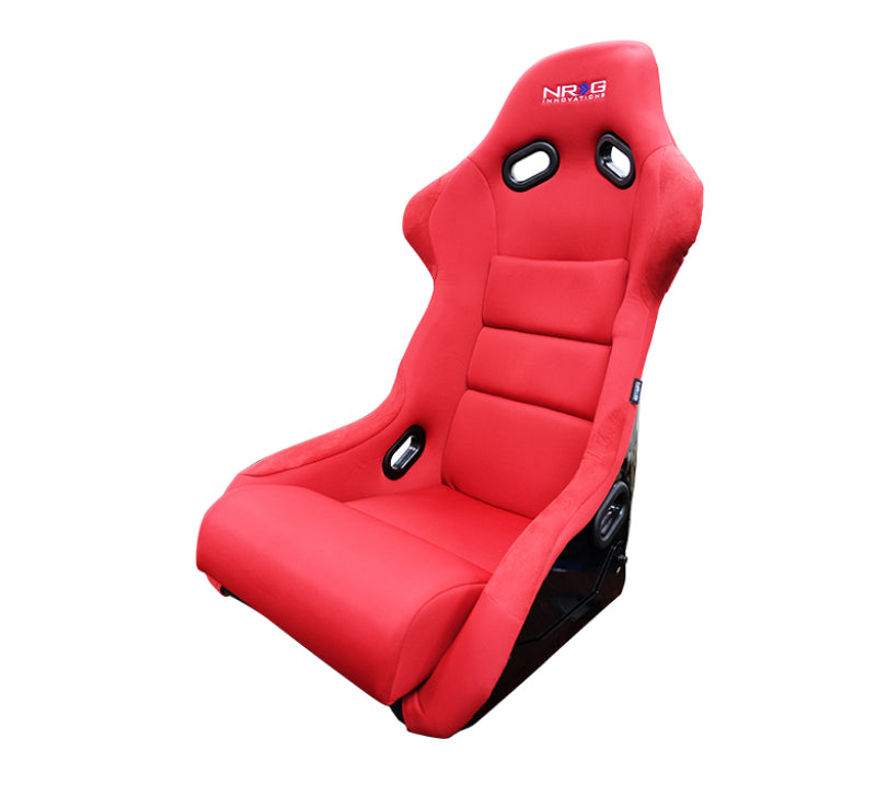 Asiento envolvente NRG FRP (tela roja) - Grande