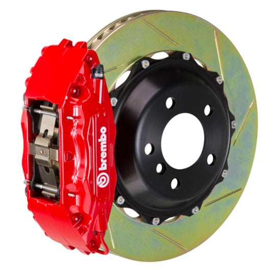 Brembo 94-04 Mustang (SN95) Front GT BBK 6 Piston Cast 355x32 2pc Rotor Slotted Type-1-Red