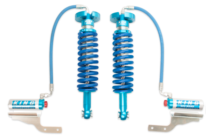 King Shocks 04-08 Ford F150 4WD Delantero 2.5 Dia Depósito Remoto Coilover con Ajustador (Par)