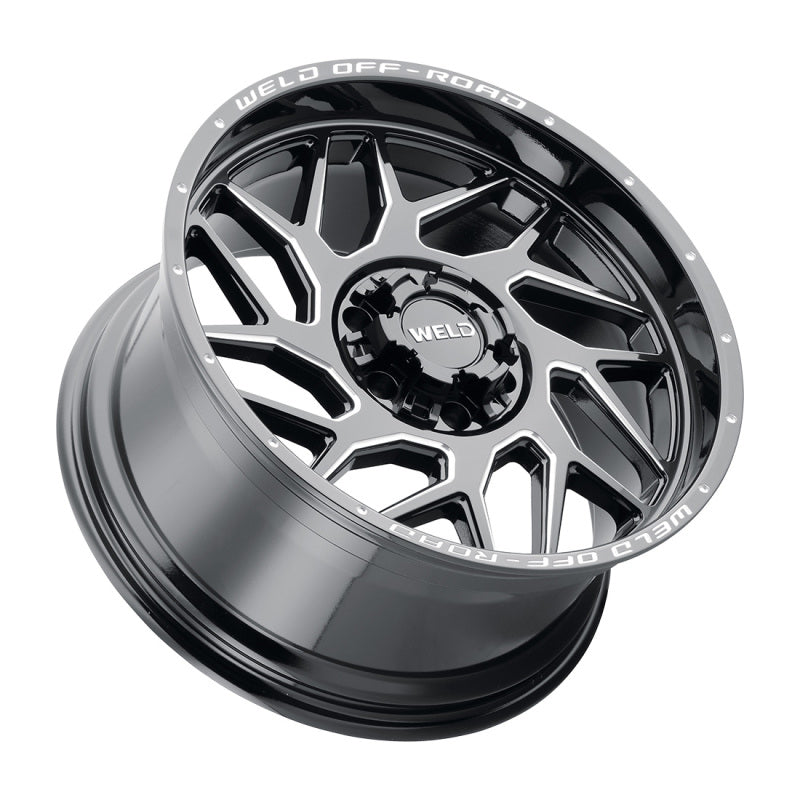 Weld Off-Road W117 20X10 Fulcrum 6X135 6X139.7 ET-18 BS4.75 Negro Brillo MIL 106.1