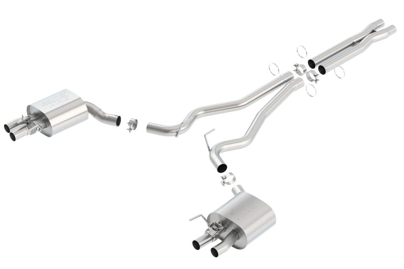 Borla 15-16 Ford Mustang Shelby GT350 5.2L ATAK Cat Back Exhaust (Uses Factory Valence)