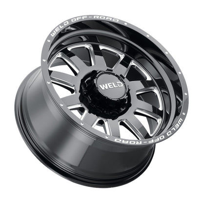 Weld Off-Road W102 20X9.0 Stealth 6X135 6X139.7 ET13 BS5.50 Negro brillante MIL 106.1