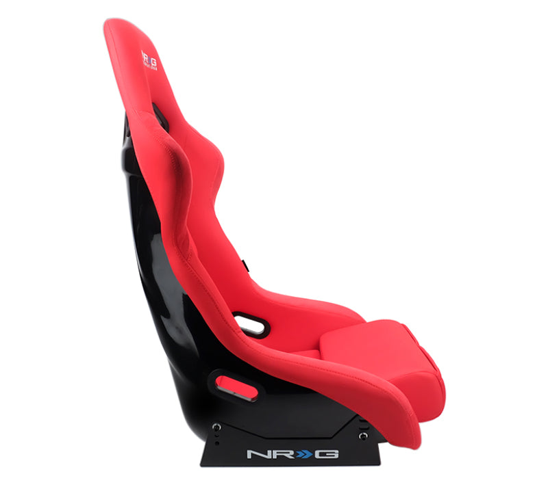 Asiento envolvente NRG FRP (tela roja) - Grande