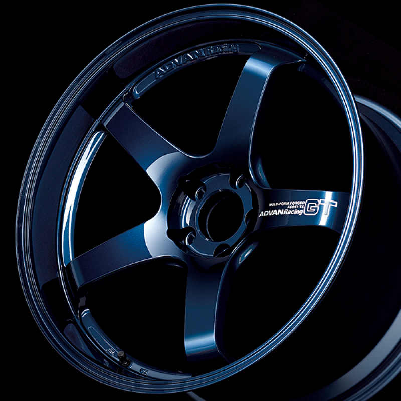 Rueda Advan GT Premium Version 20x11 +15 5-114.3 Racing Titanio Azul