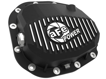 aFe Pro Series Cubierta del diferencial trasero negro con aletas 15-19 Ford F-150 (con ejes traseros Super 8.8)