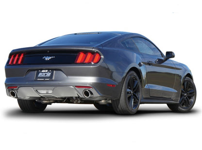 Borla 15-16 Ford Mustang EcoBoost 2.3L AT/MT EC-Type Cat Back SS Single Round Rolled Tips Exhaust