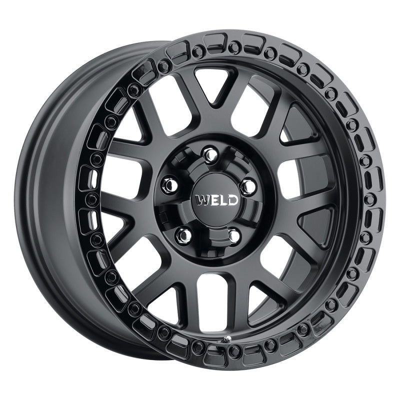 Weld Off-Road W104 17X10 Cinch 6X135 6X139.7 ET-25 BS4.50 Satin Black / Gloss Black 106.1