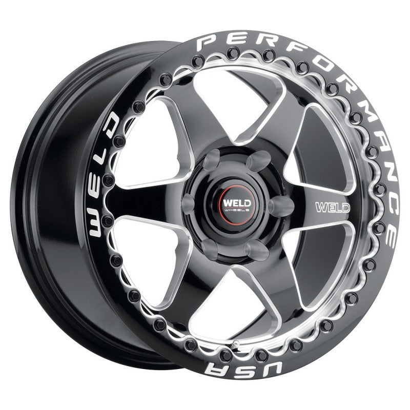 Soldadura S909 17x10 Ventura 6 Beadlock 6x135 ET42 BS7.25 BLK MIL DIA 87.1