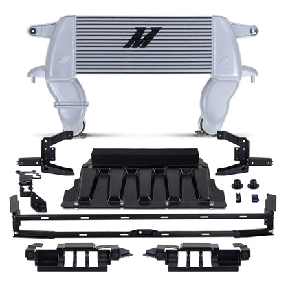 Kit de intercooler de montaje alto Mishimoto 21+ Ford Bronco - Plata