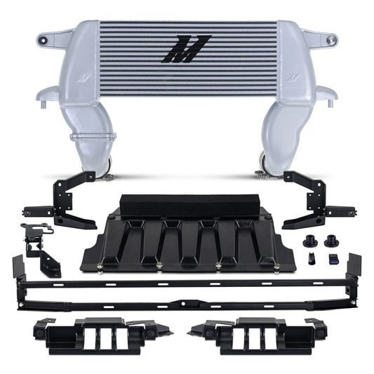 Kit de intercooler de montaje alto Mishimoto 21+ Ford Bronco - Plata